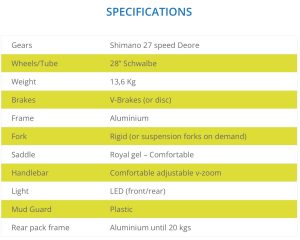 Hybrid bike - FV - Van Gogh Tours - Self Guided tour Italy