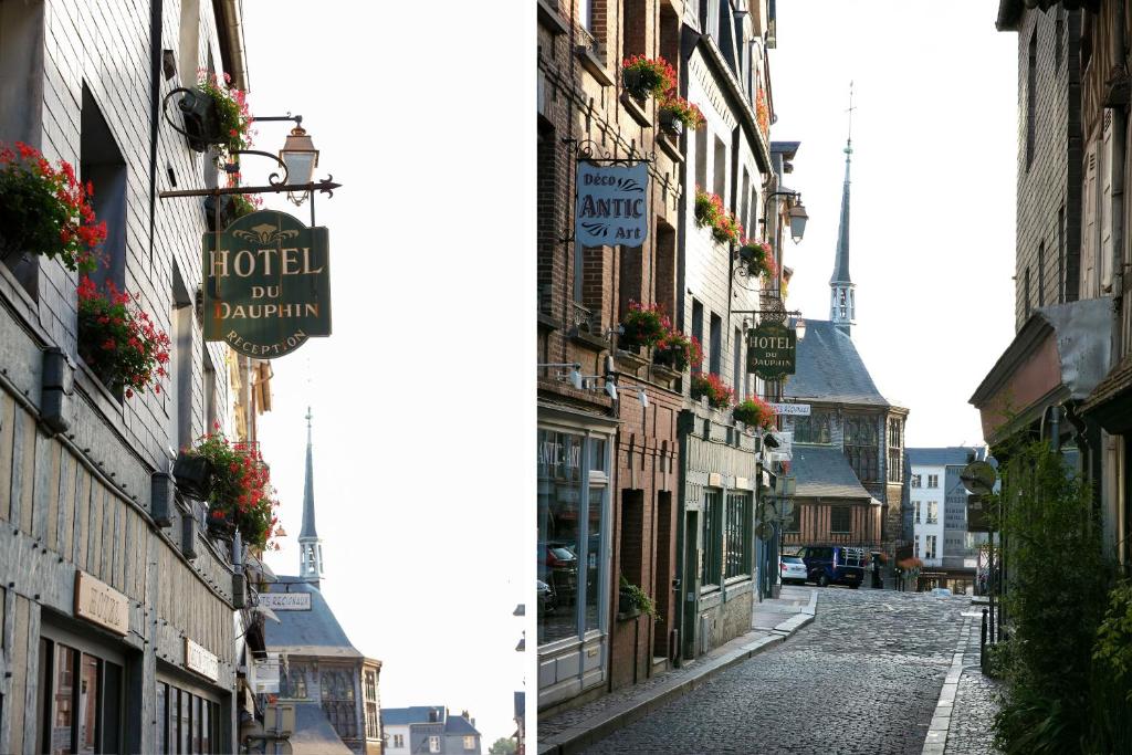 Hotel Le Dauphin - Honfleur -Normandy Coast bike tour - Van Gogh Tours - France