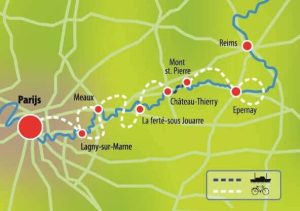 Espernay Champagne - Paris - Boat bike tours - Van Gogh Tours - France